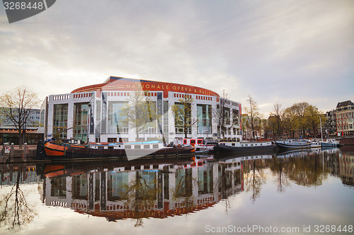 Image of Nationale opera and ballet building in Amsterdam