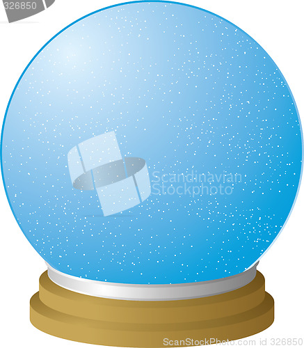 Image of snow globe clear