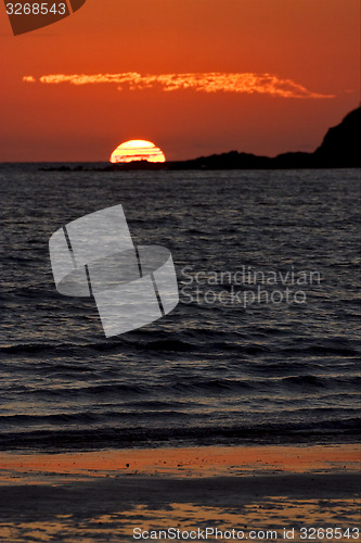 Image of madagascar and sun in  nosy be