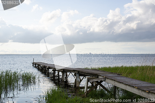 Image of Old wooden jetty