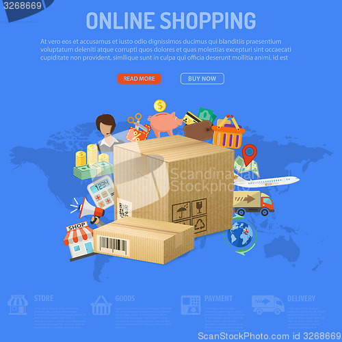 Image of Online Shopping Concept