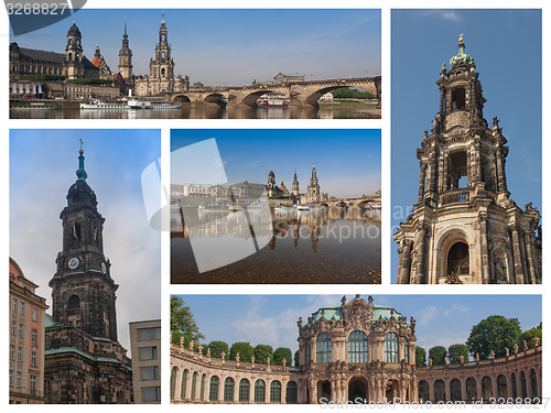 Image of Dresden landmarks collage