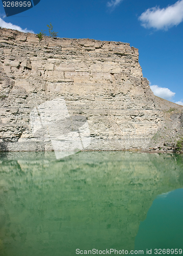 Image of lake at a gravel quarry