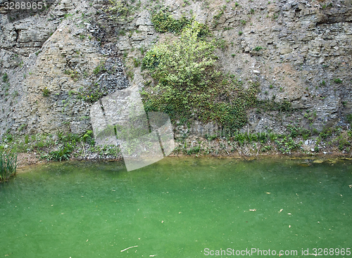 Image of lake at a gravel quarry