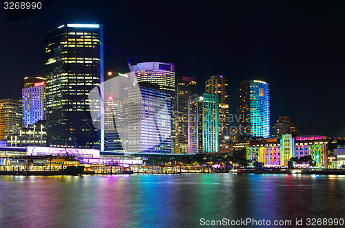 Image of Sydney City and Circular Quay by Night