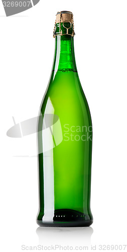 Image of Beer in green bottle