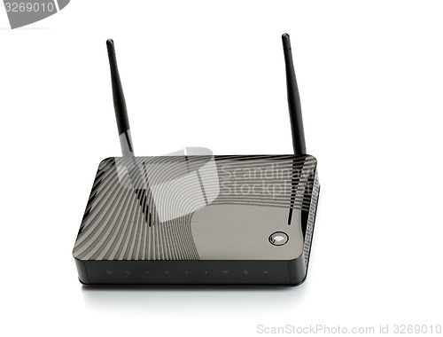Image of Wi-Fi router for hi-speed internet connections