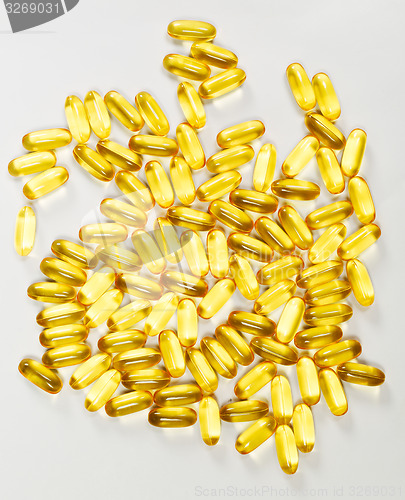 Image of Yellow capsules Omega 3