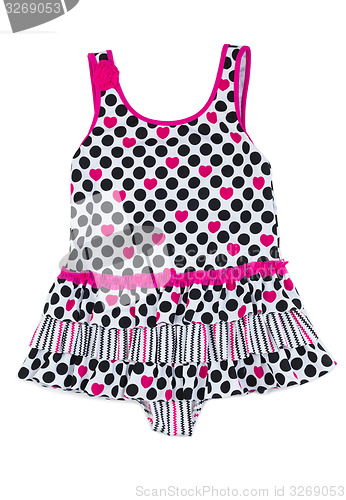 Image of Polka dot swimsuit