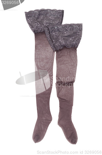 Image of openwork stockings 