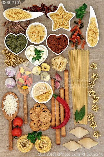 Image of Italian Food Collage