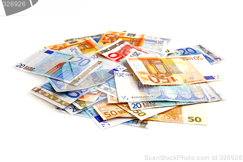 Image of Euro pile