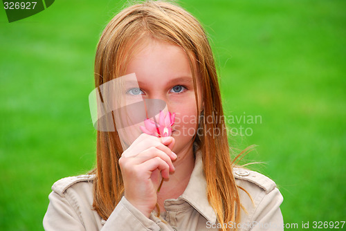 Image of Girl flower