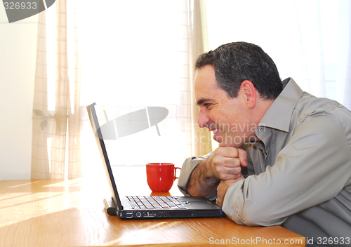 Image of Man with laptop