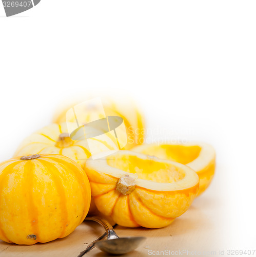 Image of fresh yellow pumpkin