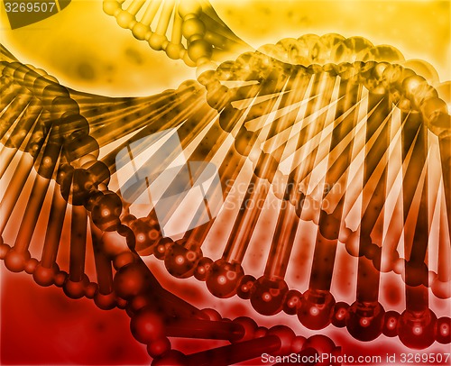 Image of Genes Abstract concept digital illustration