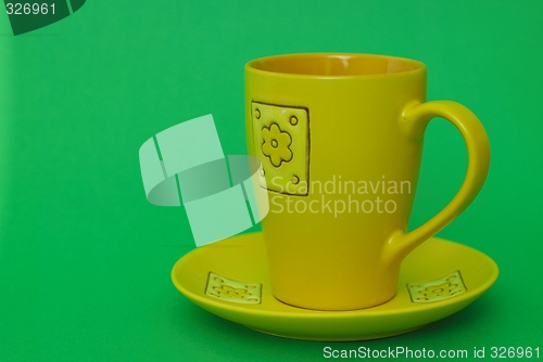 Image of Mug on saucer