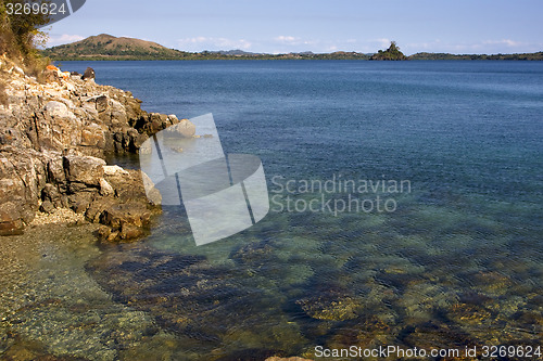 Image of coastline and sand kisimamy bay