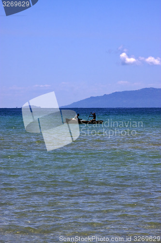 Image of boat in nosy mamoko madagascar