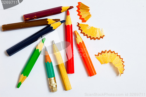 Image of set of vintage pencils