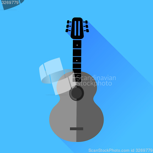 Image of Guitar Silhouette