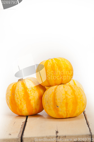 Image of fresh yellow pumpkin