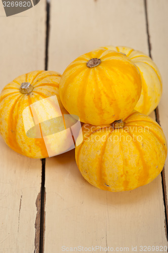 Image of fresh yellow pumpkin