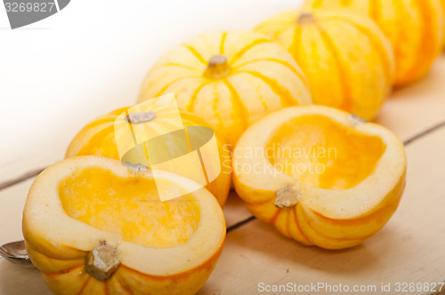 Image of fresh yellow pumpkin