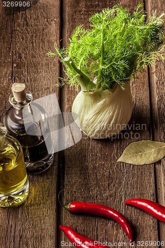 Image of fresh fennel full of vitamins and fibers