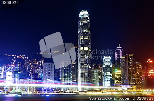 Image of Hong Kong Island from Kowloon.