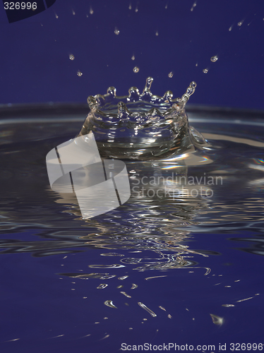 Image of Water splash and reflection