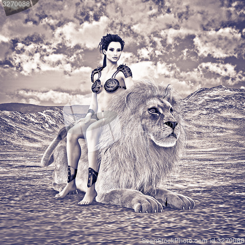 Image of Beauty and Lion