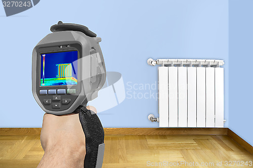 Image of  Recording Radiator with Thermal Camera