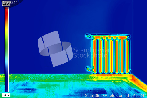 Image of Thermal Image of Radiator