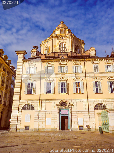 Image of Retro look San Lorenzo church Turin