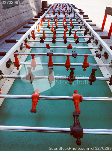 Image of Retro look Table football