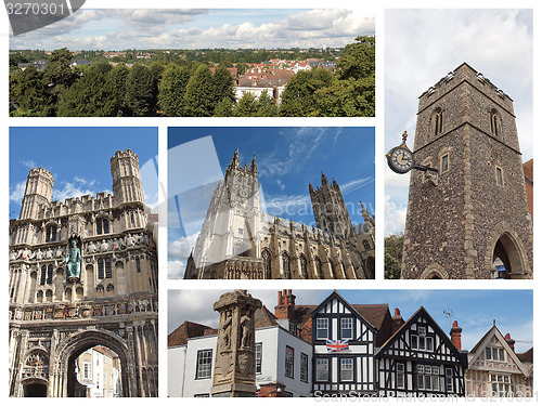 Image of Canterbury landmarks collage