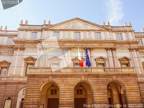Image of Retro look Teatro alla Scala Milan