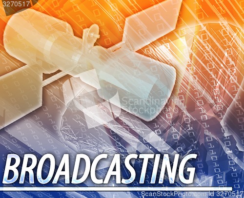 Image of Broadcasting Abstract concept digital illustration