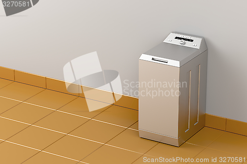 Image of Silver washing machine