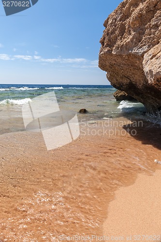 Image of Panorama of the beach at reef, Sharm el Sheikh, Egypt