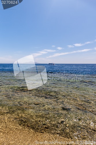 Image of Panorama of the beach at reef, Sharm el Sheikh