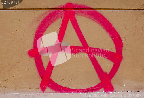 Image of Retro look Anarchy sign