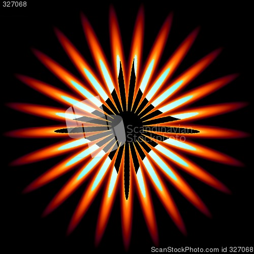 Image of Abstract 3d background