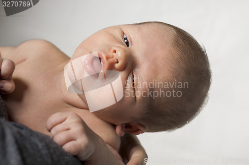 Image of Close up Cute New Born Baby