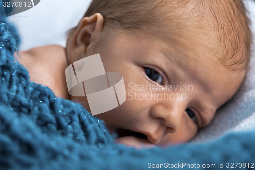 Image of Close up Cute New Born Baby