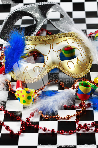 Image of Carnival detail with mask