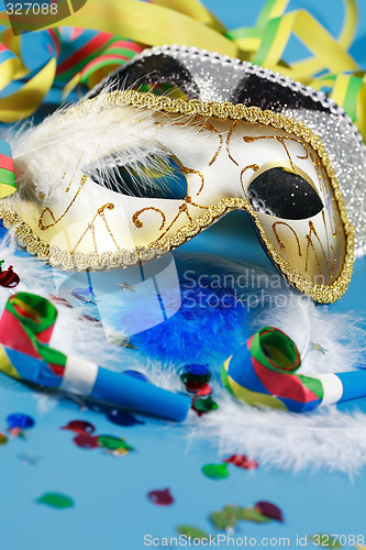 Image of Carnival detail with mask