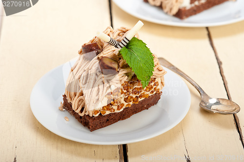 Image of chestnut cream cake dessert