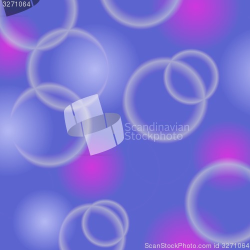 Image of Blue Bubble Pattern